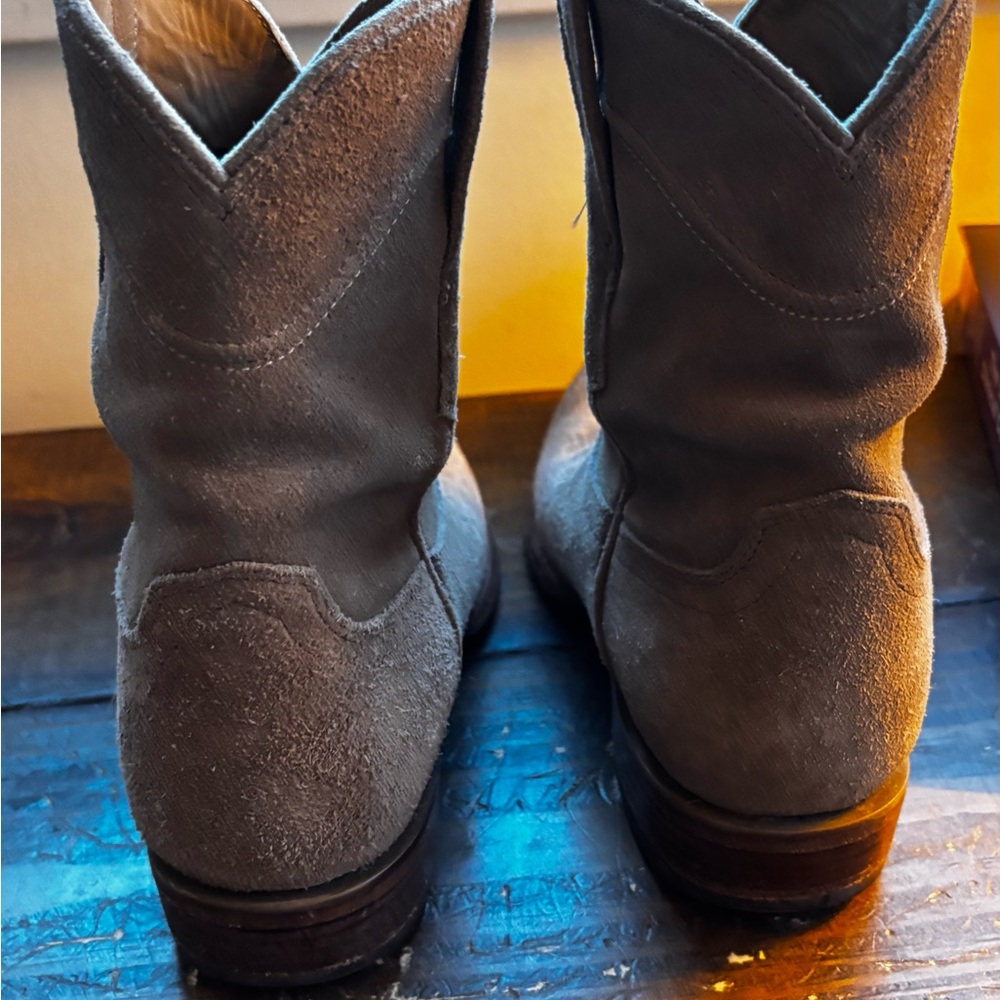 Tecovas Brown Cowboy Boots with Pull-On Design and Rounded Toe - Picture 6 of 6
